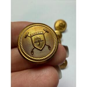 Polo Ralph Lauren Gold Button Replacement Set of 10 Waterbury Blazer Suit